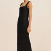 ALICE MIDI DRESS - BLACK