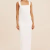 ALICE MIDI DRESS - IVORY