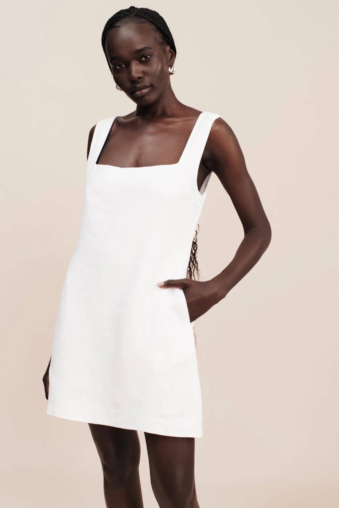 ALICE MINI DRESS - IVORY