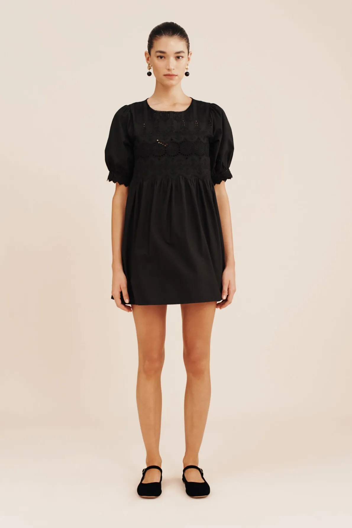 AMELIA MINI DRESS - BLACK