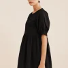 AMELIA MINI DRESS - BLACK