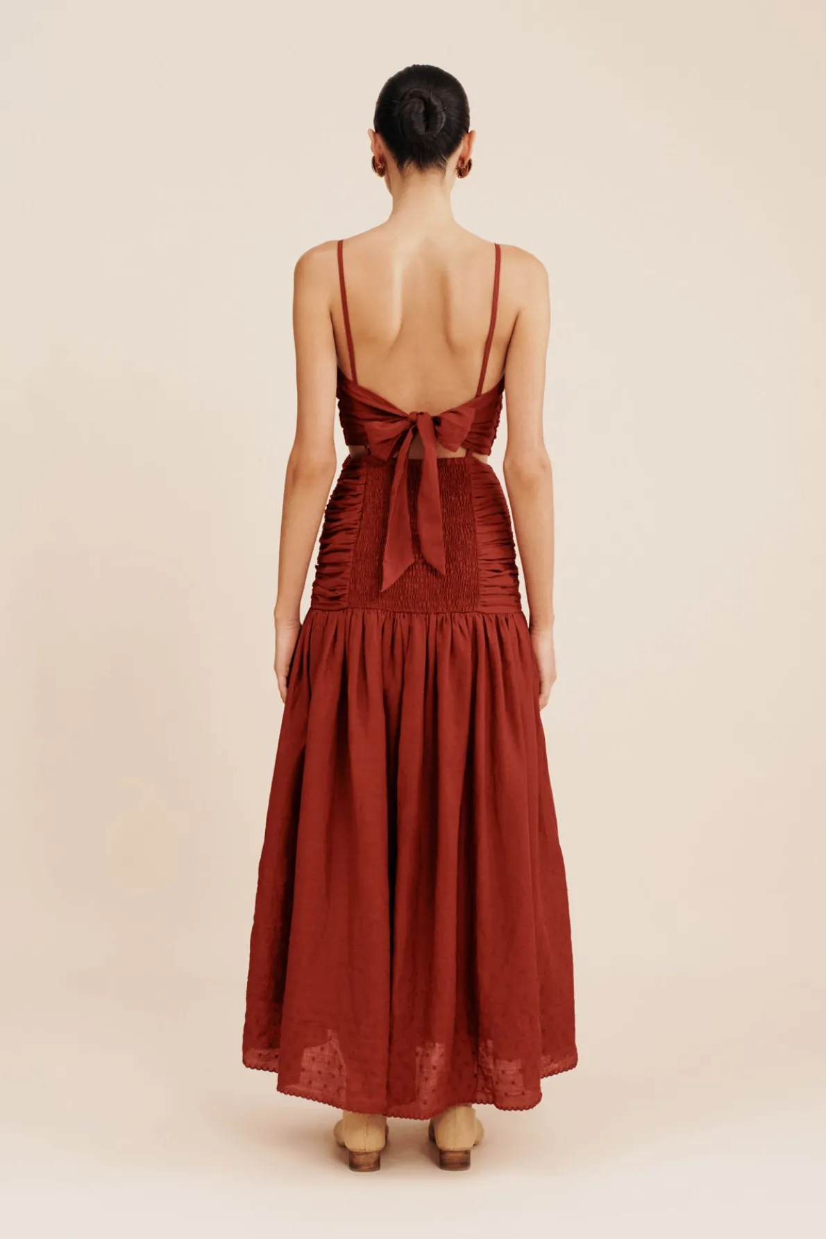 AURELIA DRESS - MERLOT