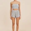 AURELIA SHORT - BLUE GINGHAM