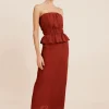 AURELIA SKIRT - MERLOT