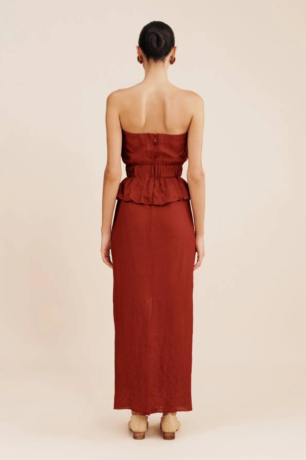 AURELIA SKIRT - MERLOT