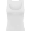 AXEL SCOOP TANK - WHITE