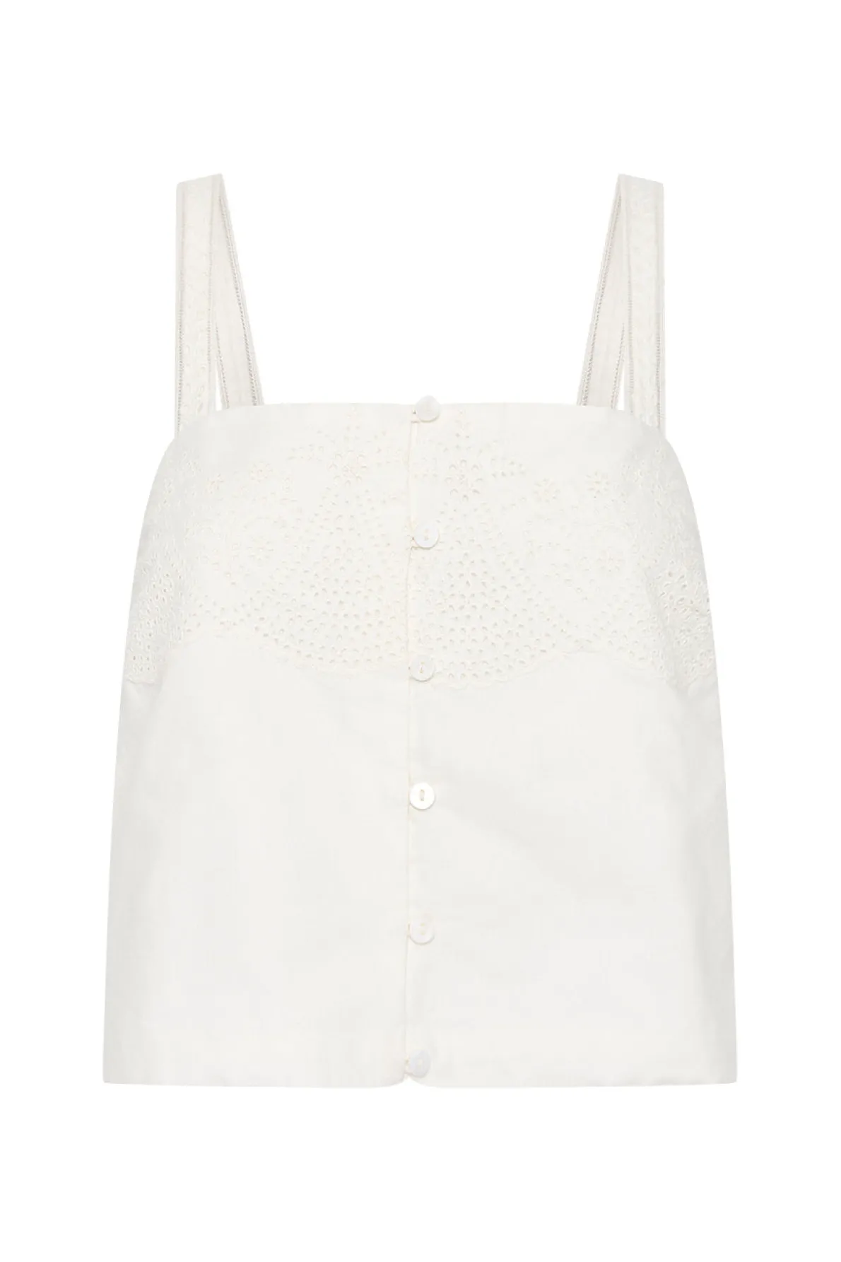 BERYL CAMI - VINTAGE WHITE