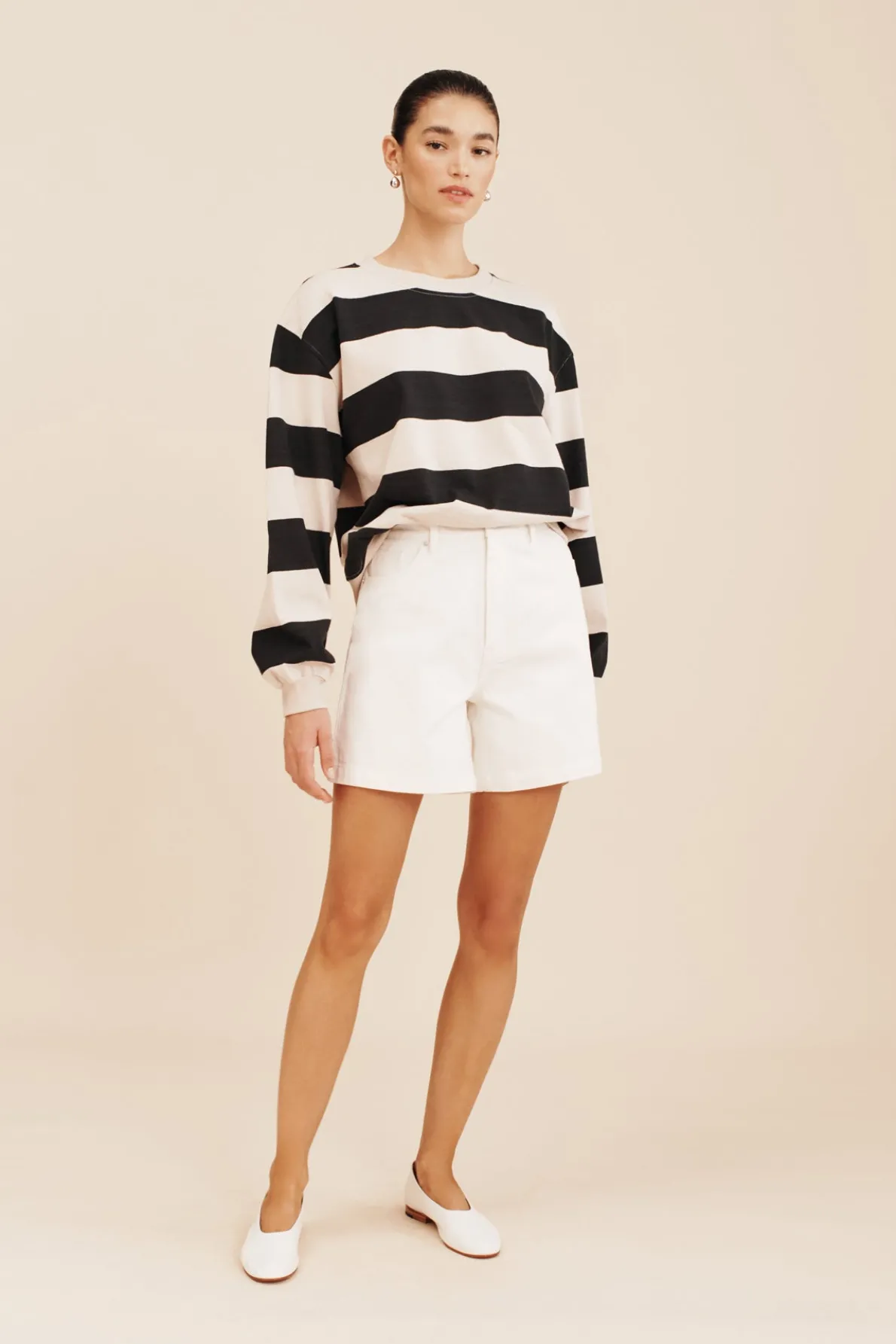 BRODY SHORT - VINTAGE WHITE