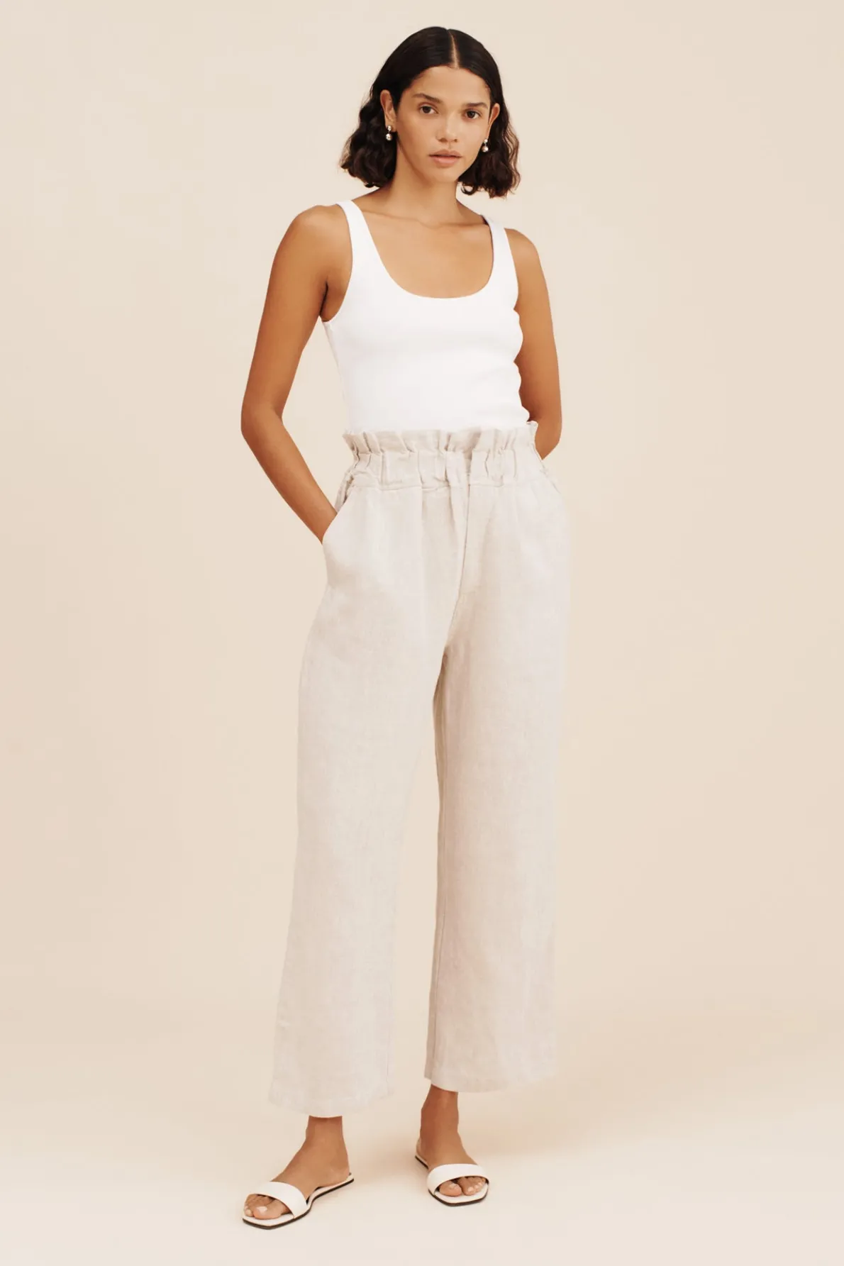 DUCKY PANT - NATURAL