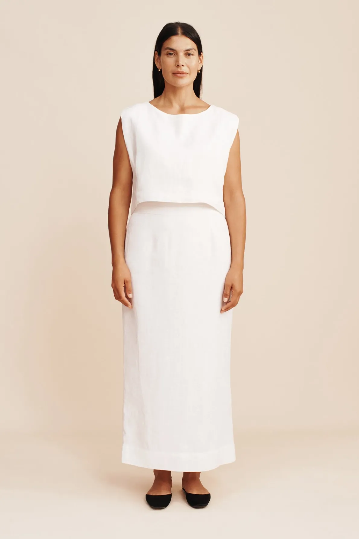 EMMA PENCIL SKIRT - IVORY