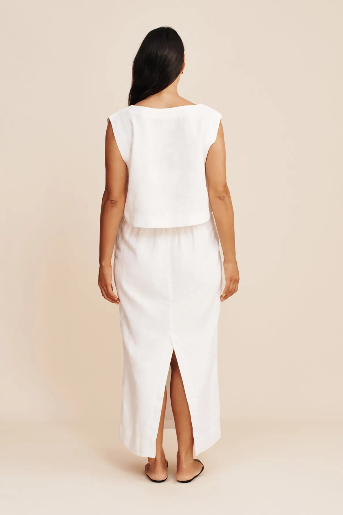 EMMA PENCIL SKIRT - IVORY