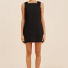 EMMA SHIFT DRESS - BLACK