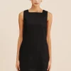 EMMA SHIFT DRESS - BLACK