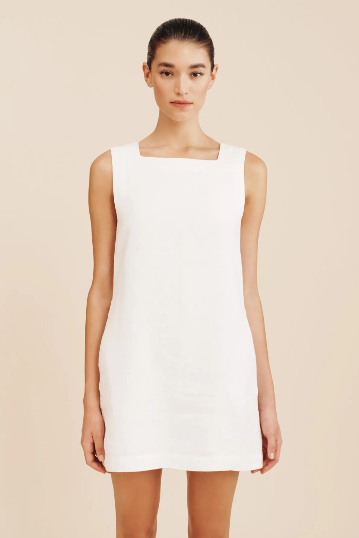 EMMA SHIFT DRESS - IVORY