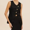 GIGI GILET - BLACK