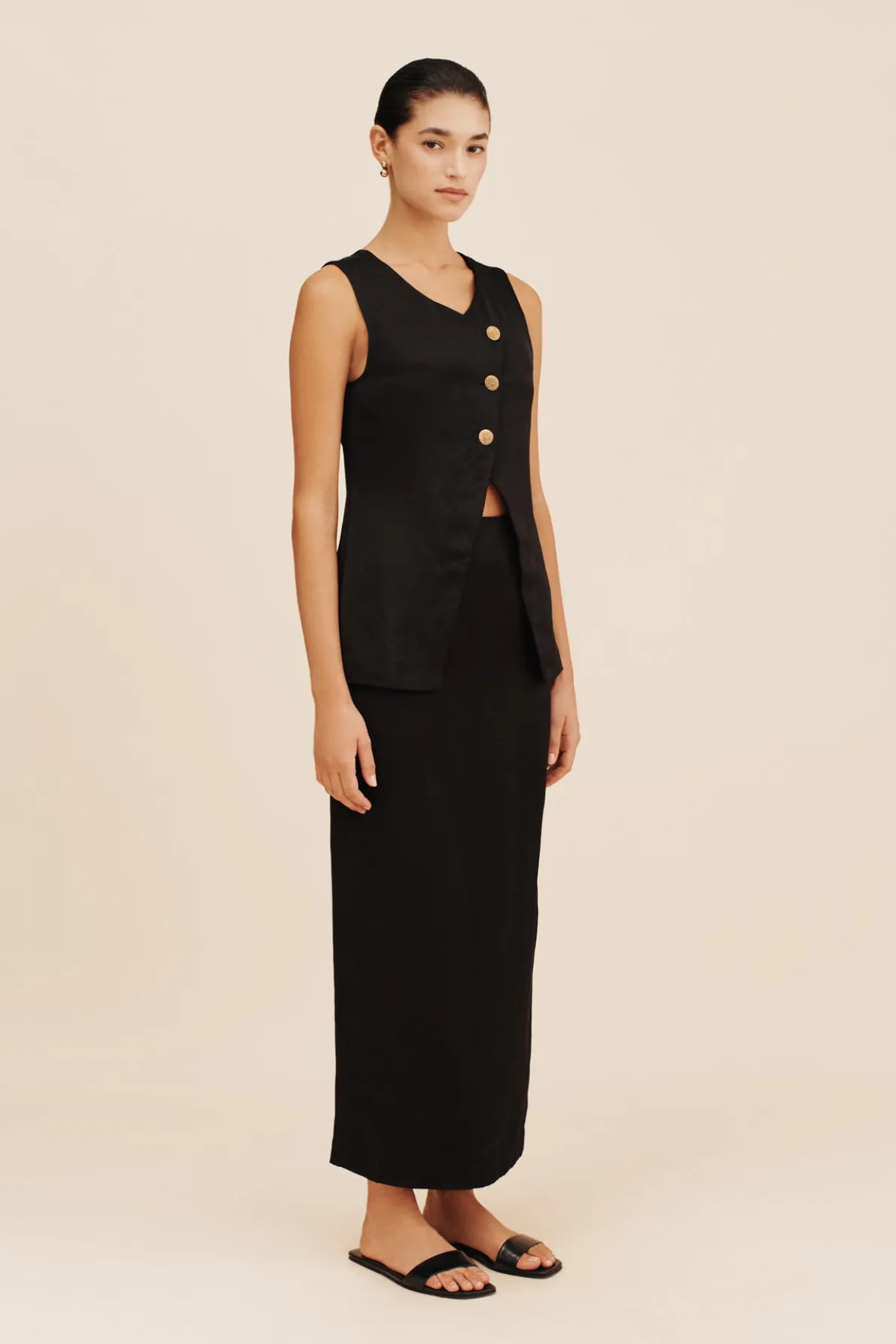 GIGI PENCIL SKIRT - BLACK