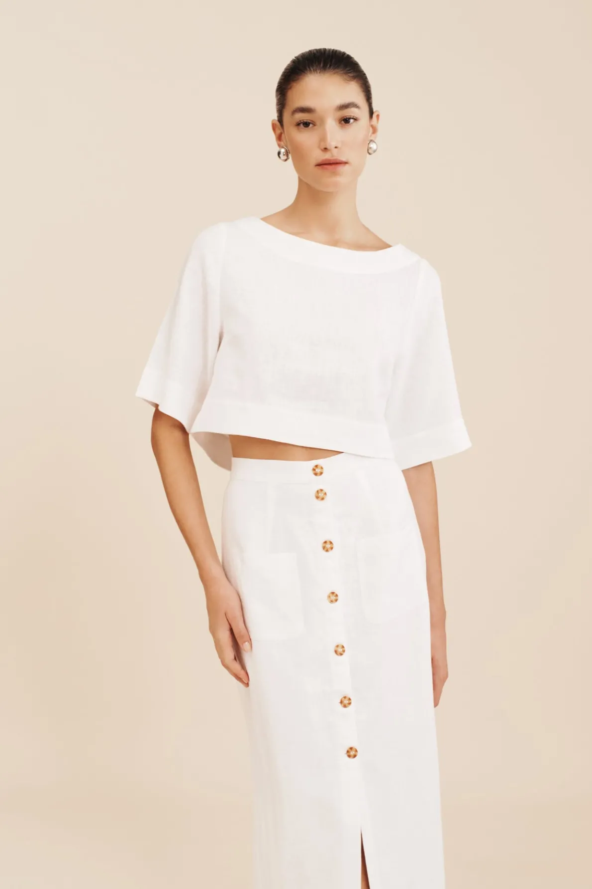 HEIDI SKIRT - IVORY