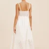 LOUISA DRESS - VINTAGE WHITE