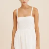 LOUISA DRESS - VINTAGE WHITE
