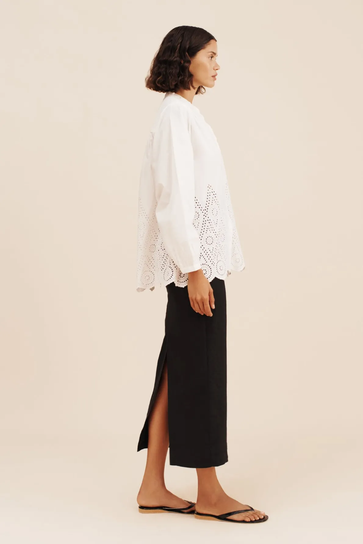 LOUISA SHIRT - VINTAGE WHITE