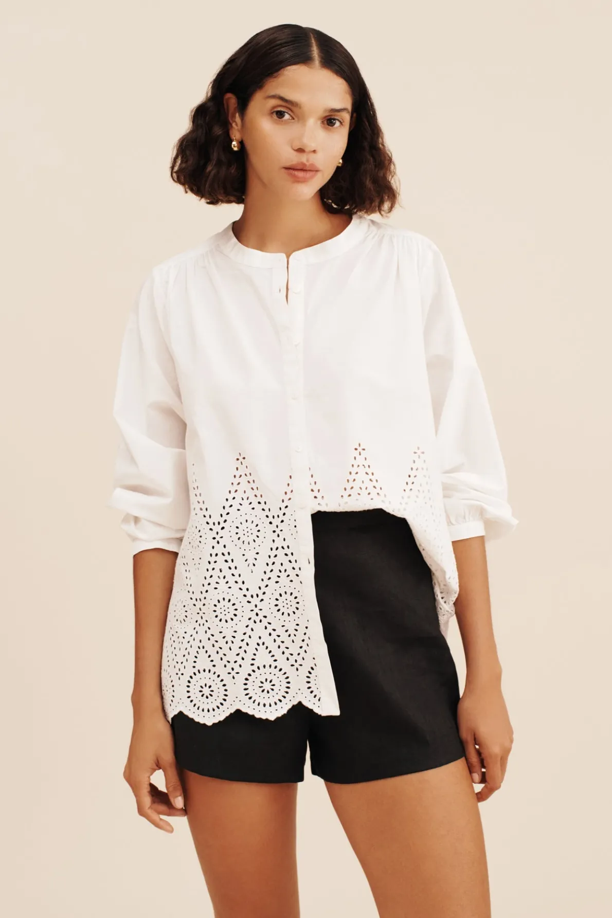 LOUISA SHIRT - VINTAGE WHITE