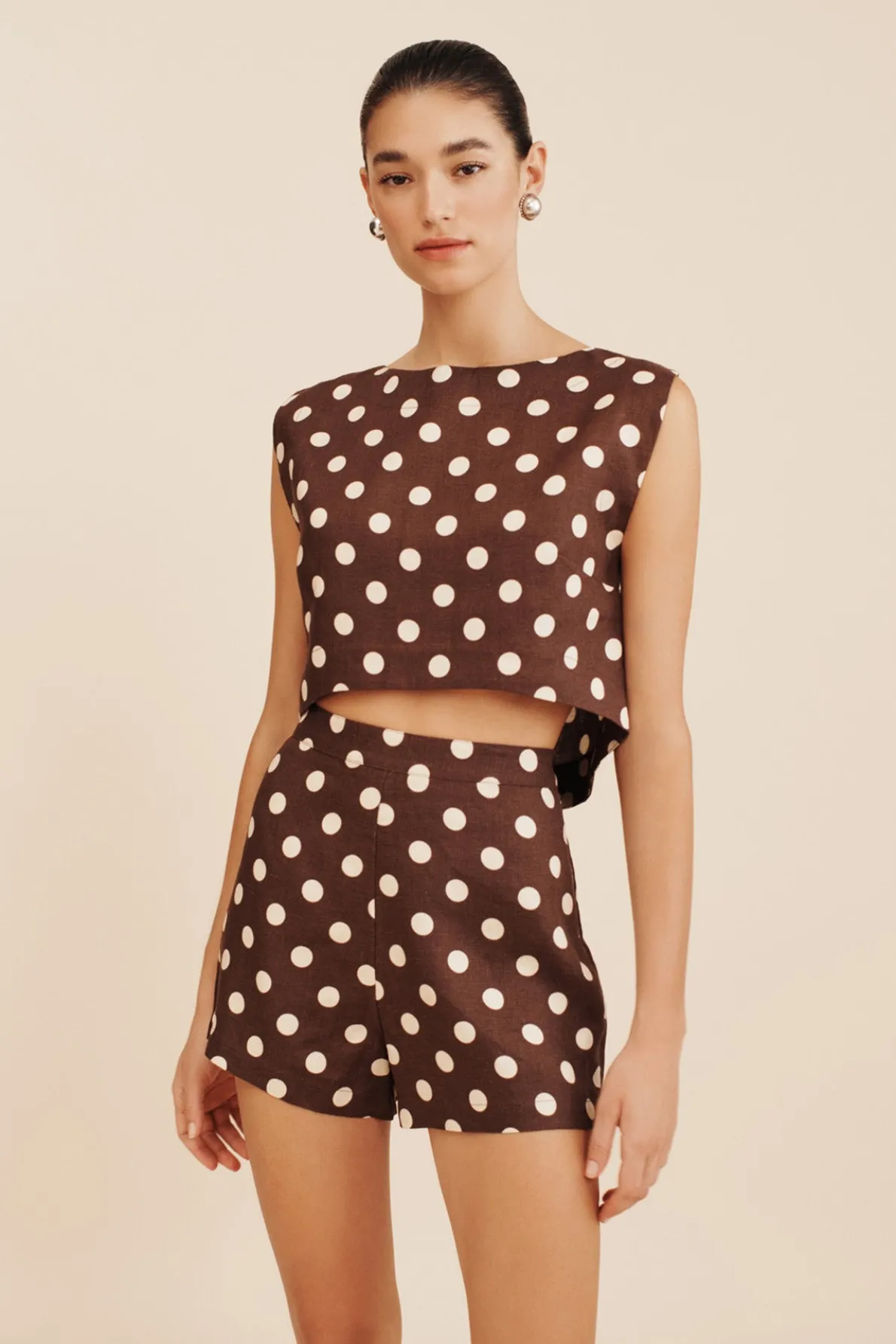 MARTINA CROP TOP - POLKA DOT
