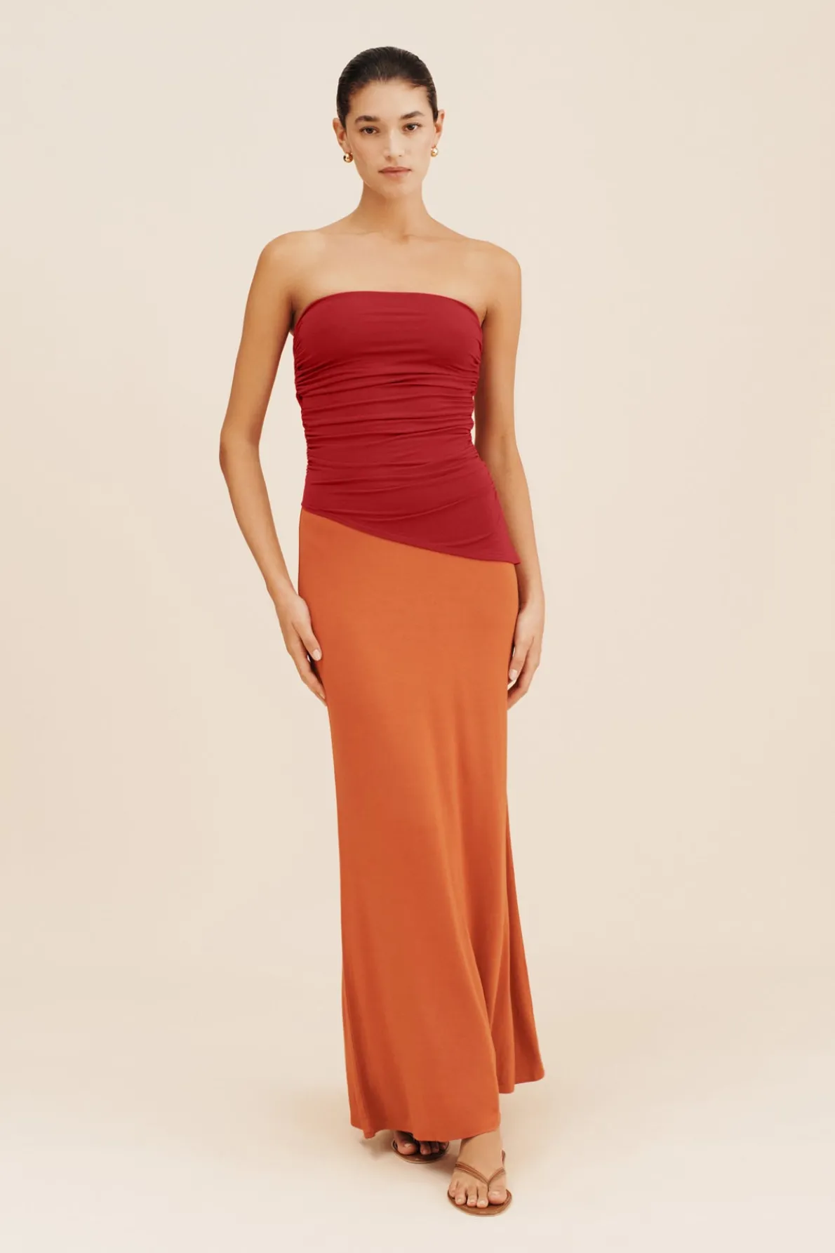 MASON SKIRT - BURNT ORANGE