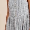 MIRA DRESS - BLUE GINGHAM
