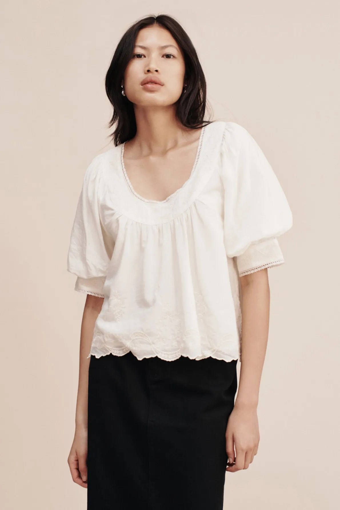 MYLAH TOP - CREAM