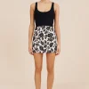 ROMEO MINI SKIRT - NOIR BLOOM