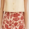 ROMEO MINI SKIRT - SCARLET BLOOM