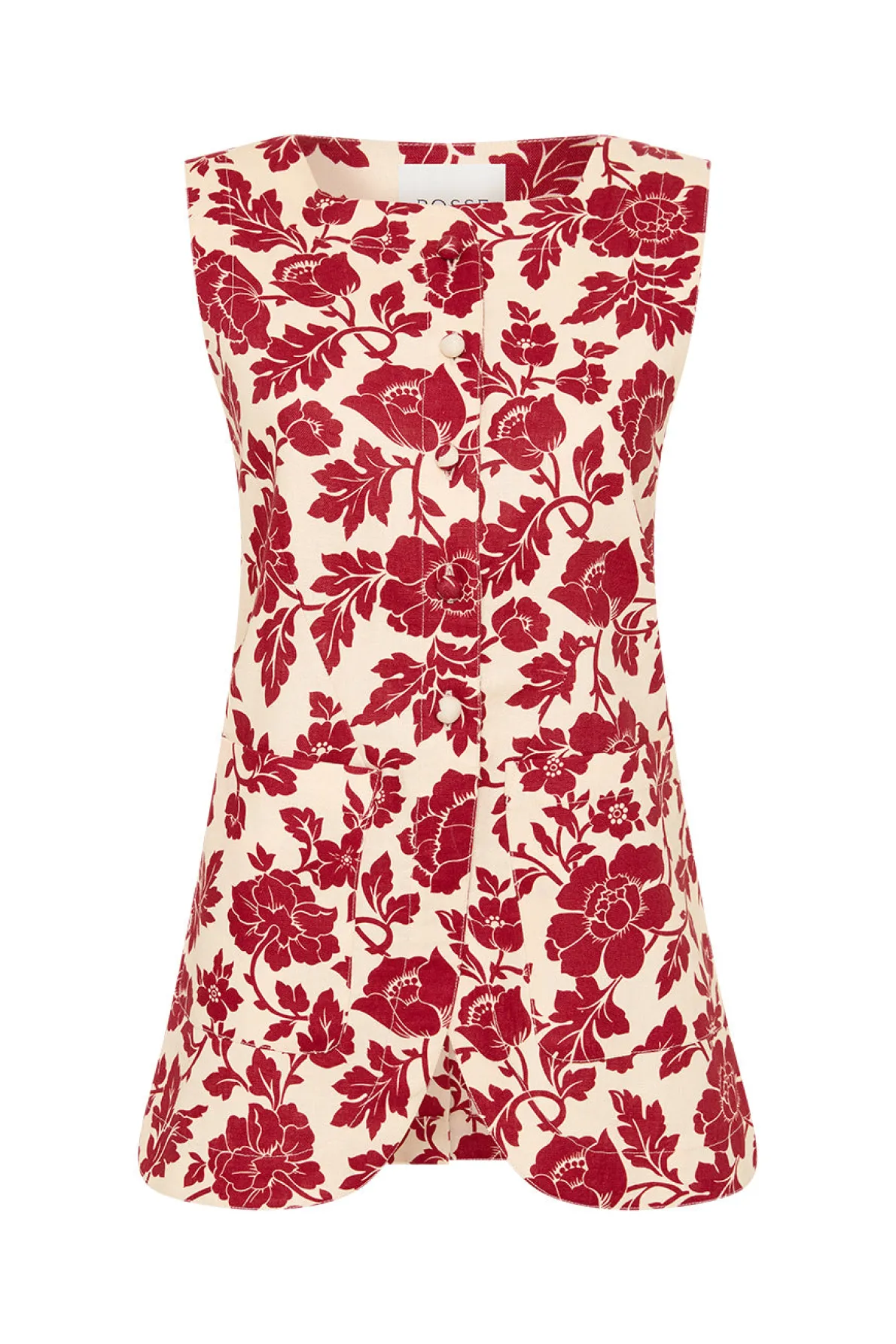 ROMEO VEST - SCARLET BLOOM