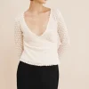 ROMY WRAP TOP - CREAM