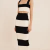 THEO CROP TOP - BLACK STRIPE