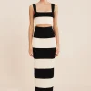THEO SKIRT - BLACK STRIPE