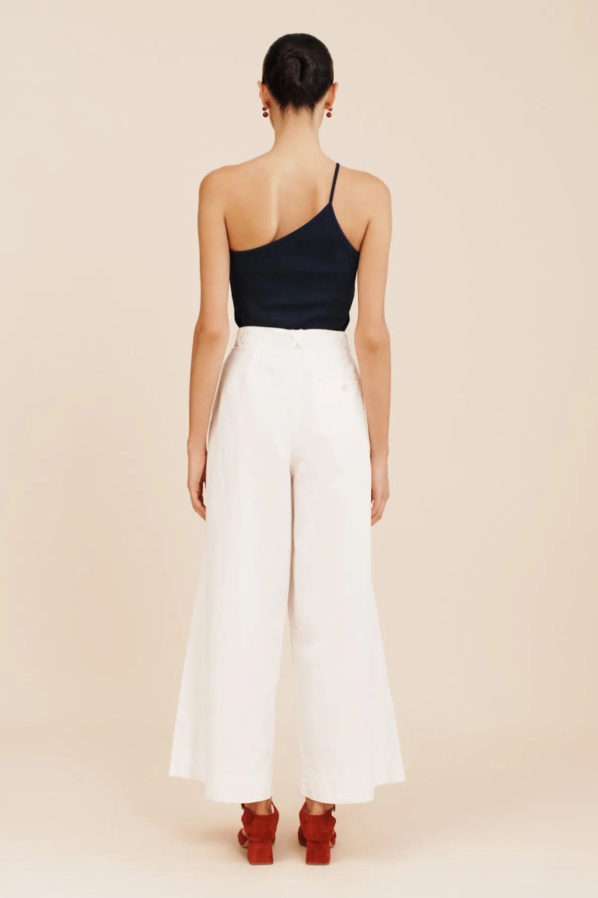 WESLEY TROUSER - VINTAGE WHITE