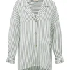 ZADIE SHIRT - SEAGRASS STRIPE